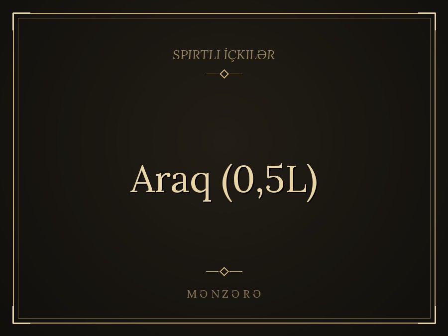 Araq (0,5L)