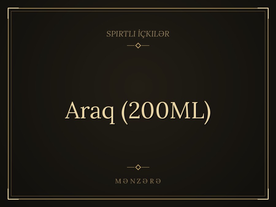 Araq (200ML)