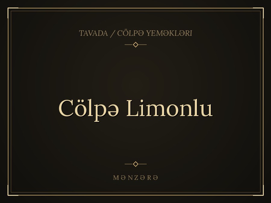 Cölpə Limonlu