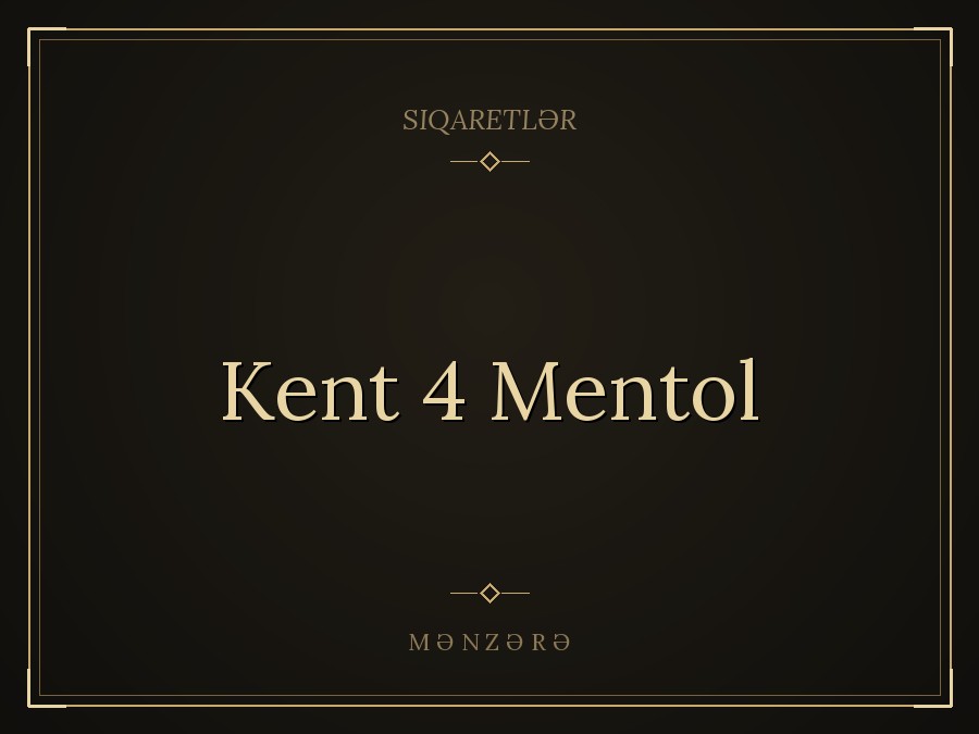 Kent 4 Mentol