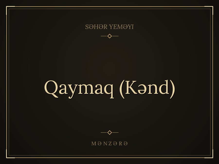 Qaymaq (Kənd)