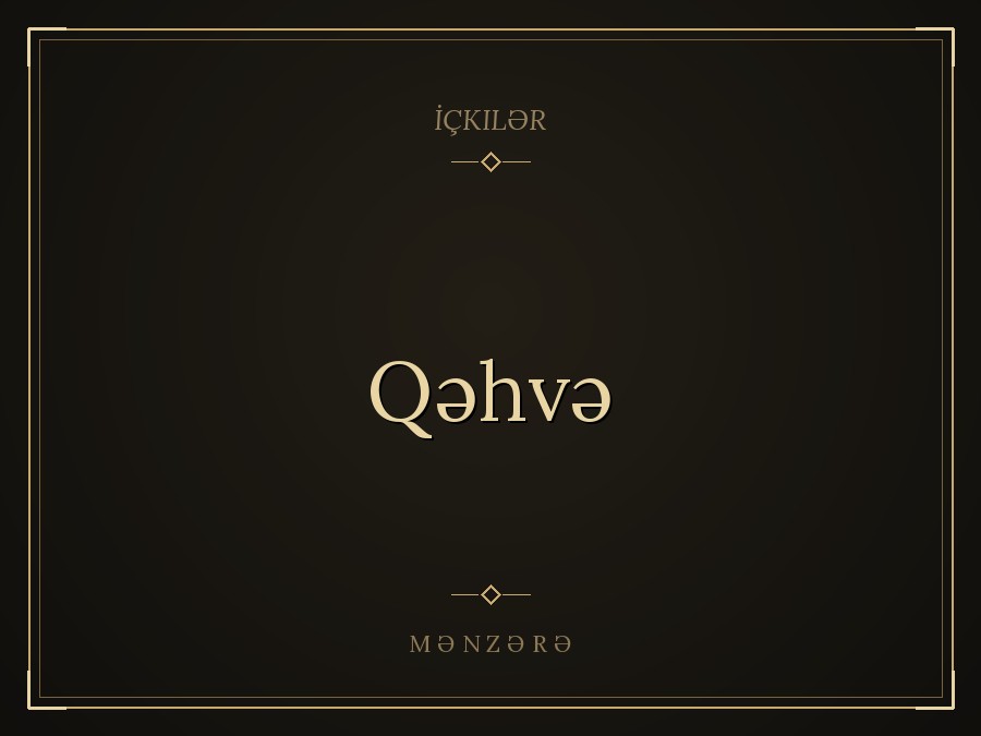 Qəhvə