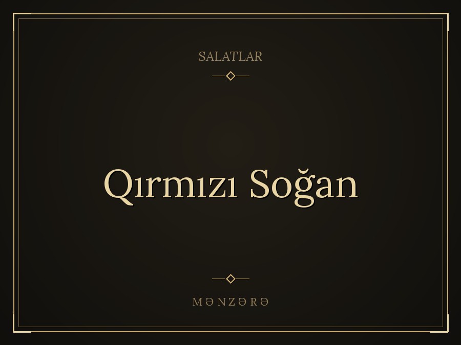 Qırmızı Soğan