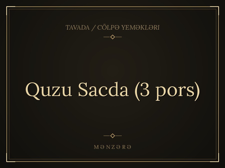 Quzu Sacda (3 pors)