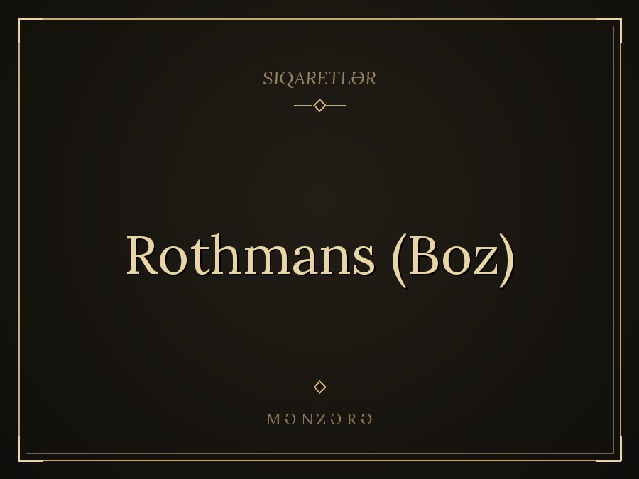 Rothmans (Boz)