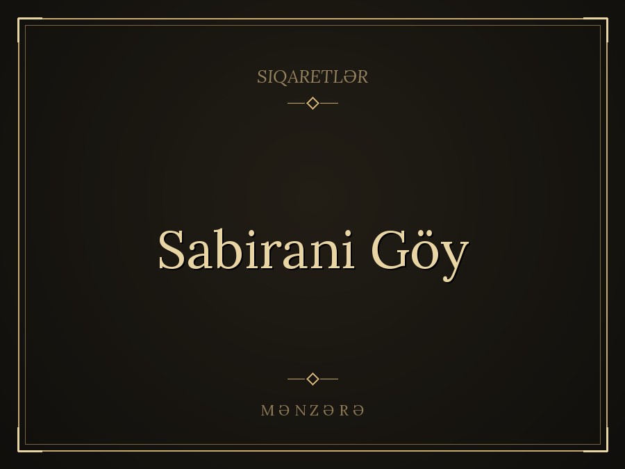 Sabirani Göy