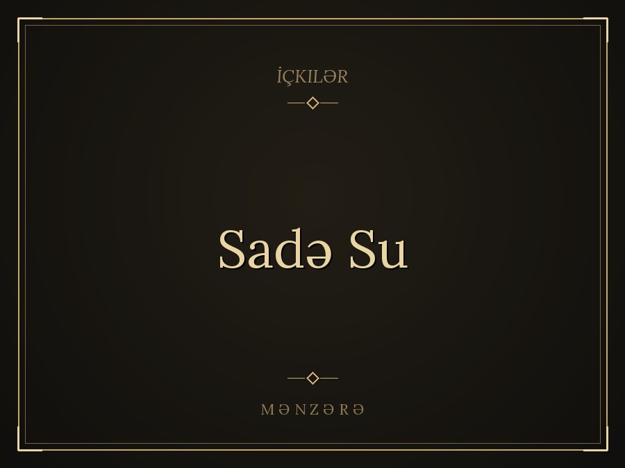Sadə Su