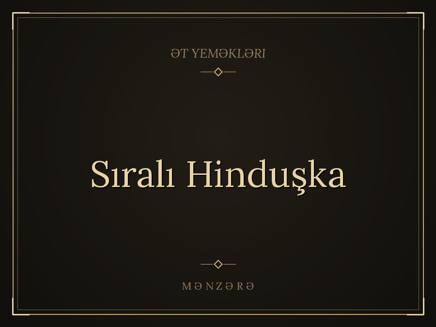 Sıralı Hinduşka