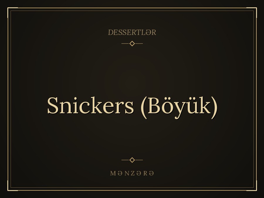 Snickers (Böyük)