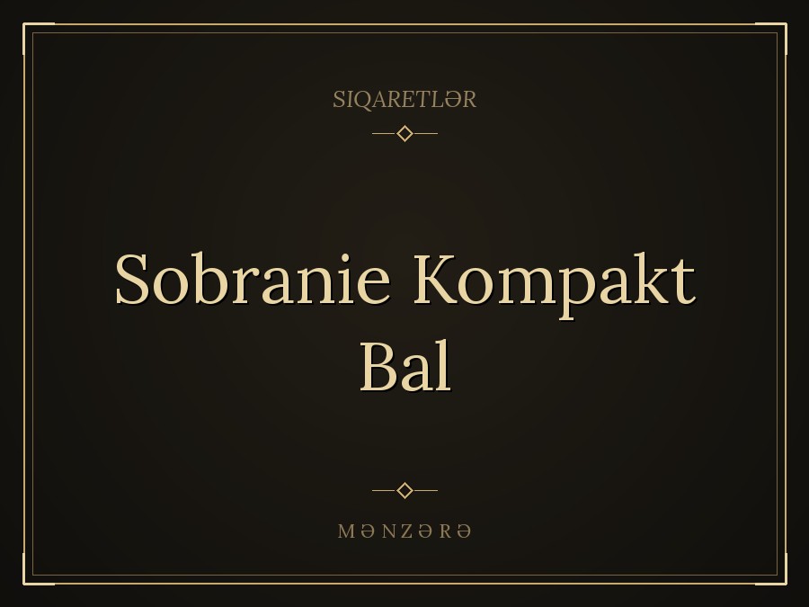 Sobranie Kompakt Bal