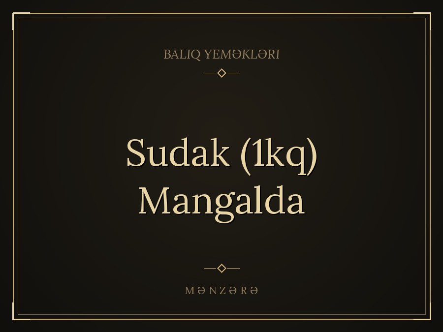 Sudak (1kq) Mangalda