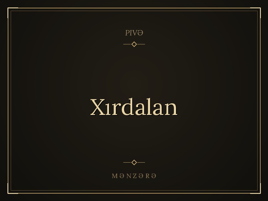 Xırdalan