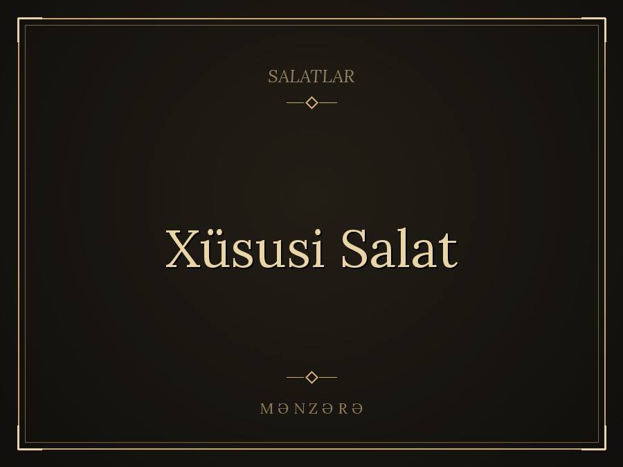 Xüsusi Salat