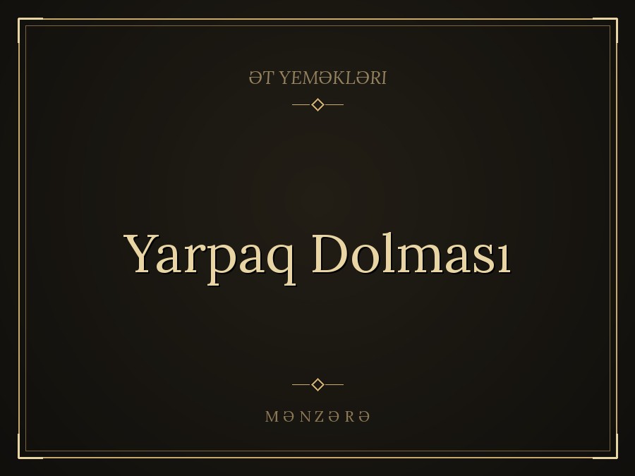 Yarpaq Dolması